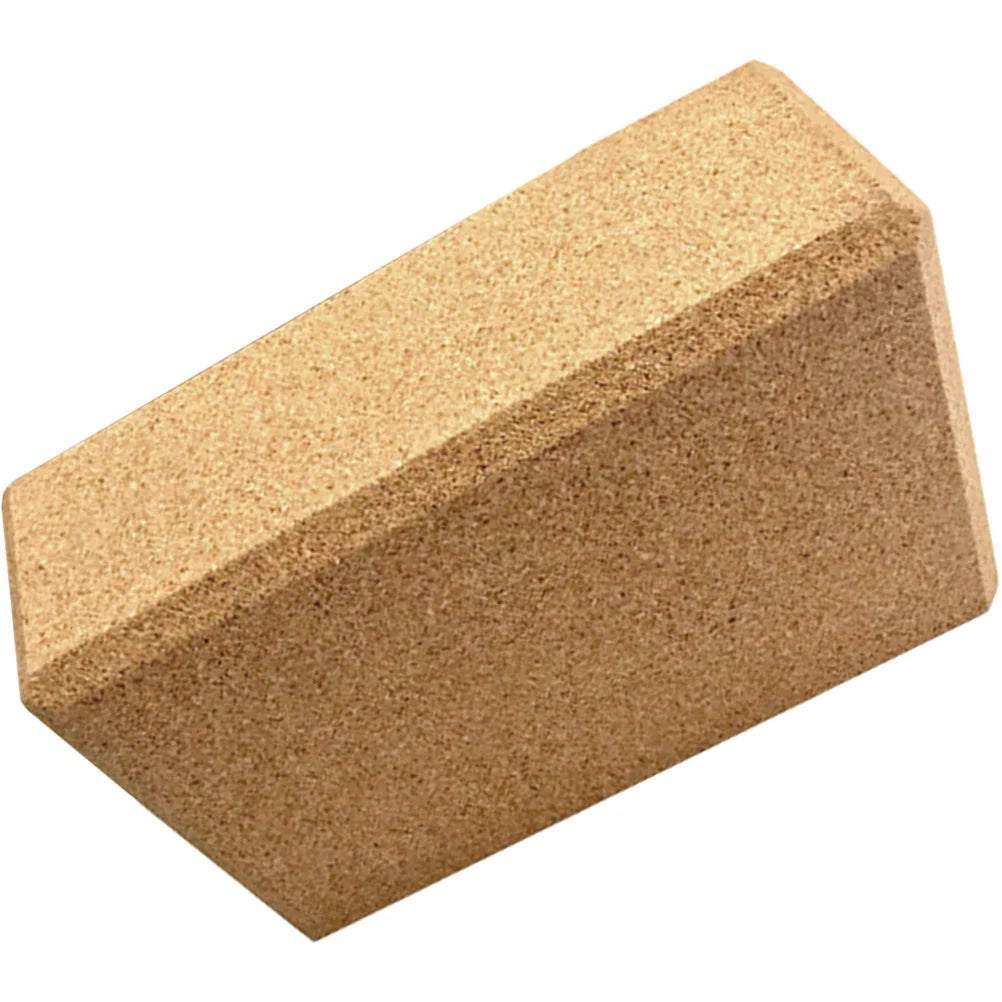 1Pc Yoga Blocks High Density Natural Cork Fitness Training Equipment Durable Dancing Supplies Abdominal Tool Non Slip Exercise