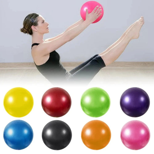 25cm Pilates Ball Explosion-proof Yoga Core Ball Indoor Balance Exercise Gym Ball for Fitness Pilates Equipment