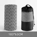 183*63cm Yoga Towel Professional Non-slip Mat Widened Lengthening Fitness Mat Home Sweat-absorbent Terry Cloth  Yoga Pad