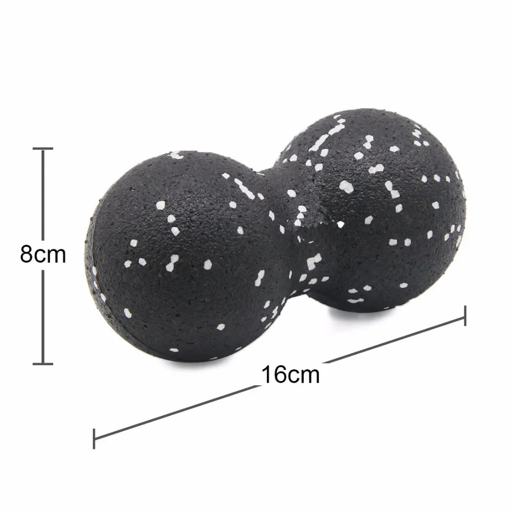 Women Yoga Roller Foam Block Yoga Equipment Peanut Ball Set Block Peanut Massage Roller Ball Therapy Relax Exercise Fitness