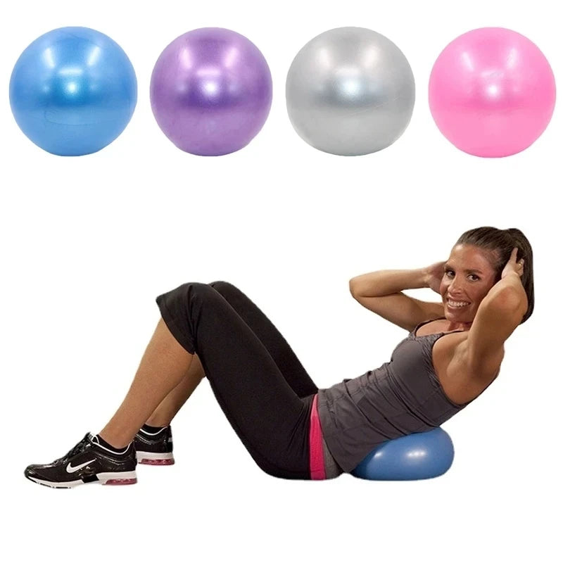 25cm Pilates Ball Explosion-proof Yoga Core Ball Indoor Balance Exercise Gym Ball for Fitness Pilates Equipment