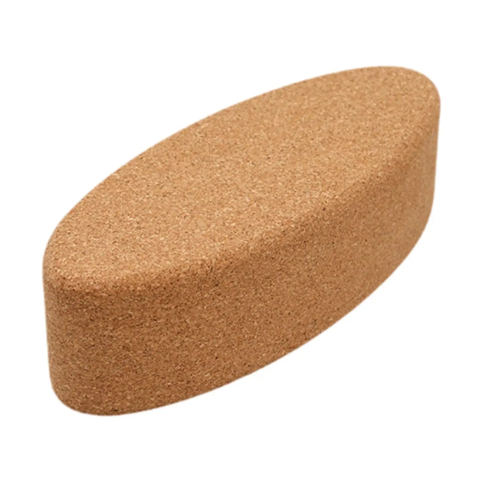 Cork Exercise Block Premium Supportive Yoga Prop Soft Lightweight Brick for Fitness Pilates Training