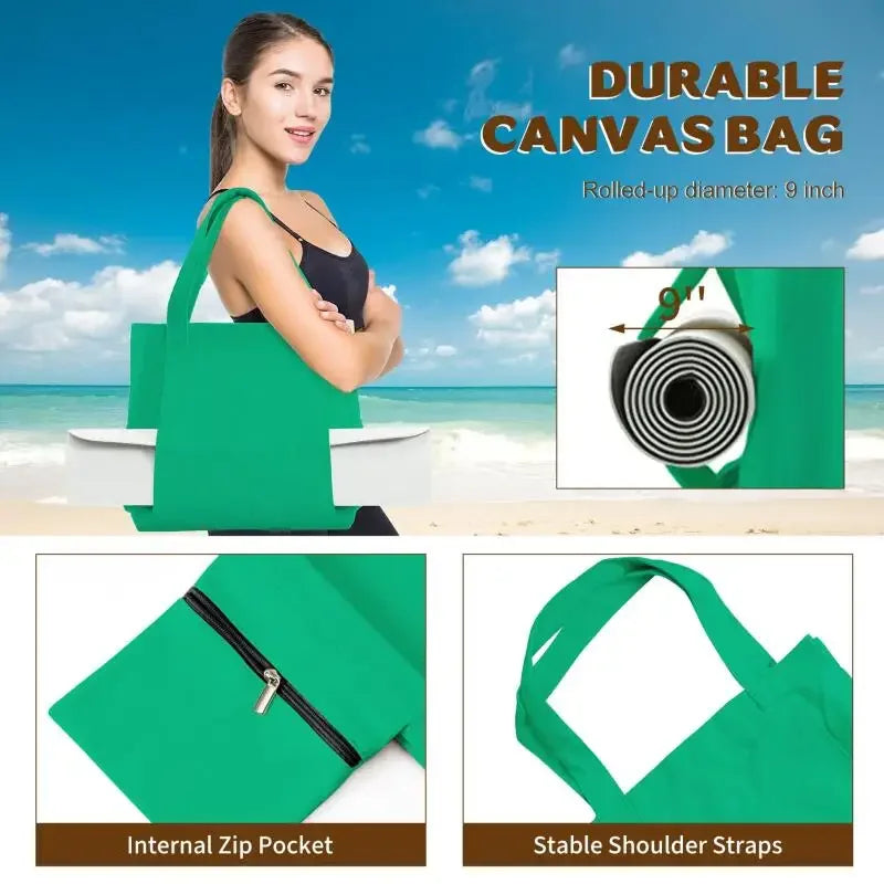 Yoga Pilates Mat Case Bag Multifunctional Yoga Mat Carry Bag Large Capacity Washable Lightweight Foldable Bag Tourism Fitness