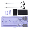 At Home Pilates Board Foldable 4-in-1 Exercise Ab Wheel Roller Exercise Equipment for Home Gym Workout Core Trainer
