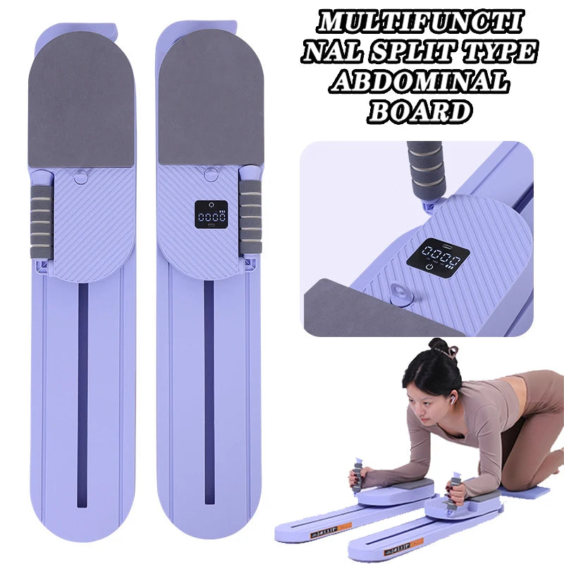 Pilates Reformer Board With Resistance Bands – Portable Pilates Machine Full Body Workout For Home Core Strengthener Leg Toning